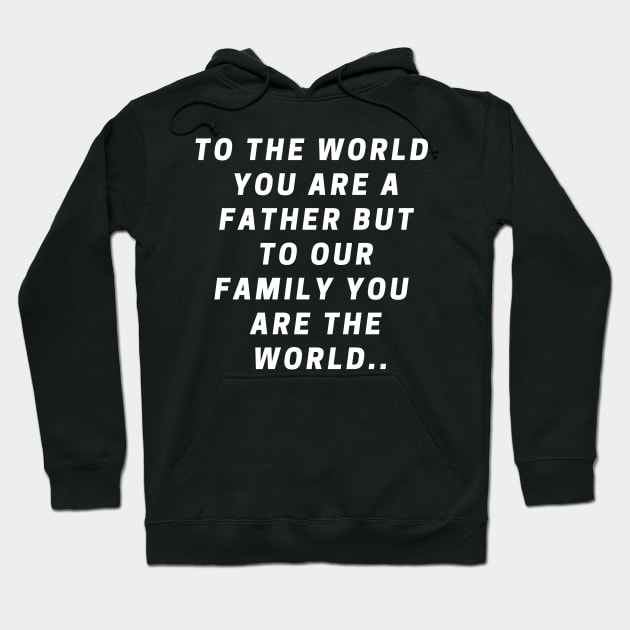 Happy Fathers Day Hoodie by COLOURZONE